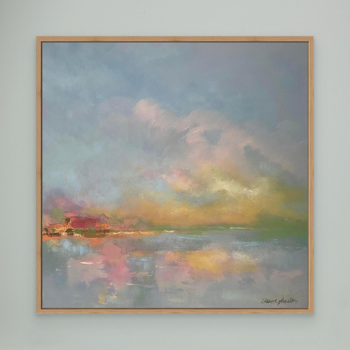 The sky make me happy - Konsttryck på Canvas