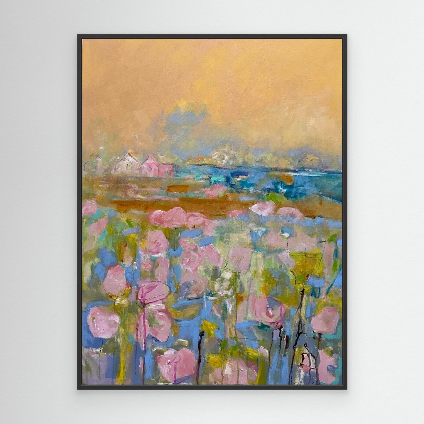 Köpa tavla - Tryck på Canvas - Pink Morning