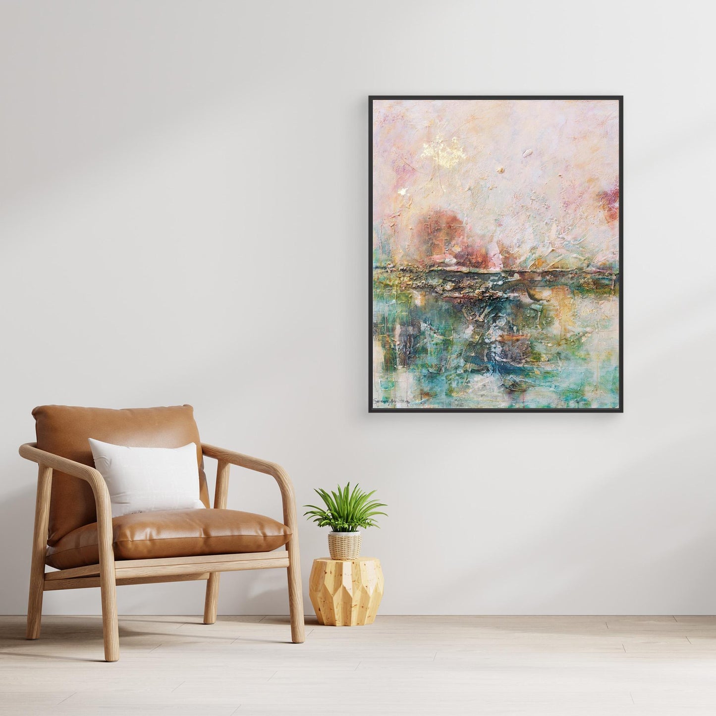 Golden Rhythms – A Journey in Color - Tryck på Canvas