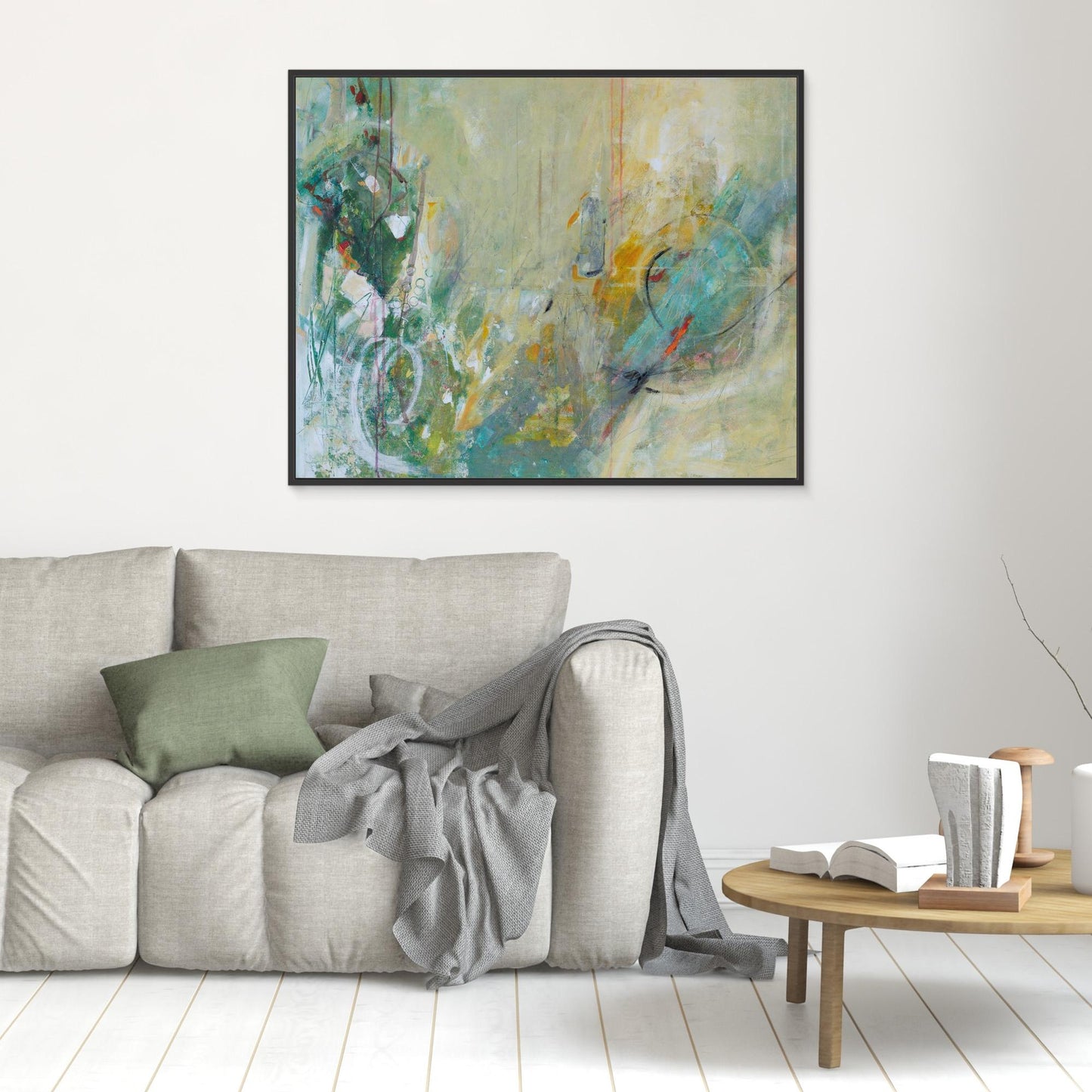 Lonely in a big world - Tryck på Canvas