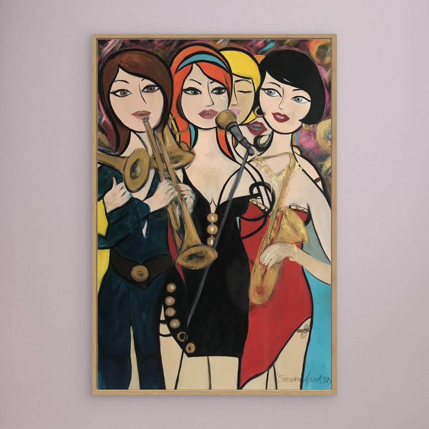 Köpa tavla – Tryck på Canvas Jazzkatterna