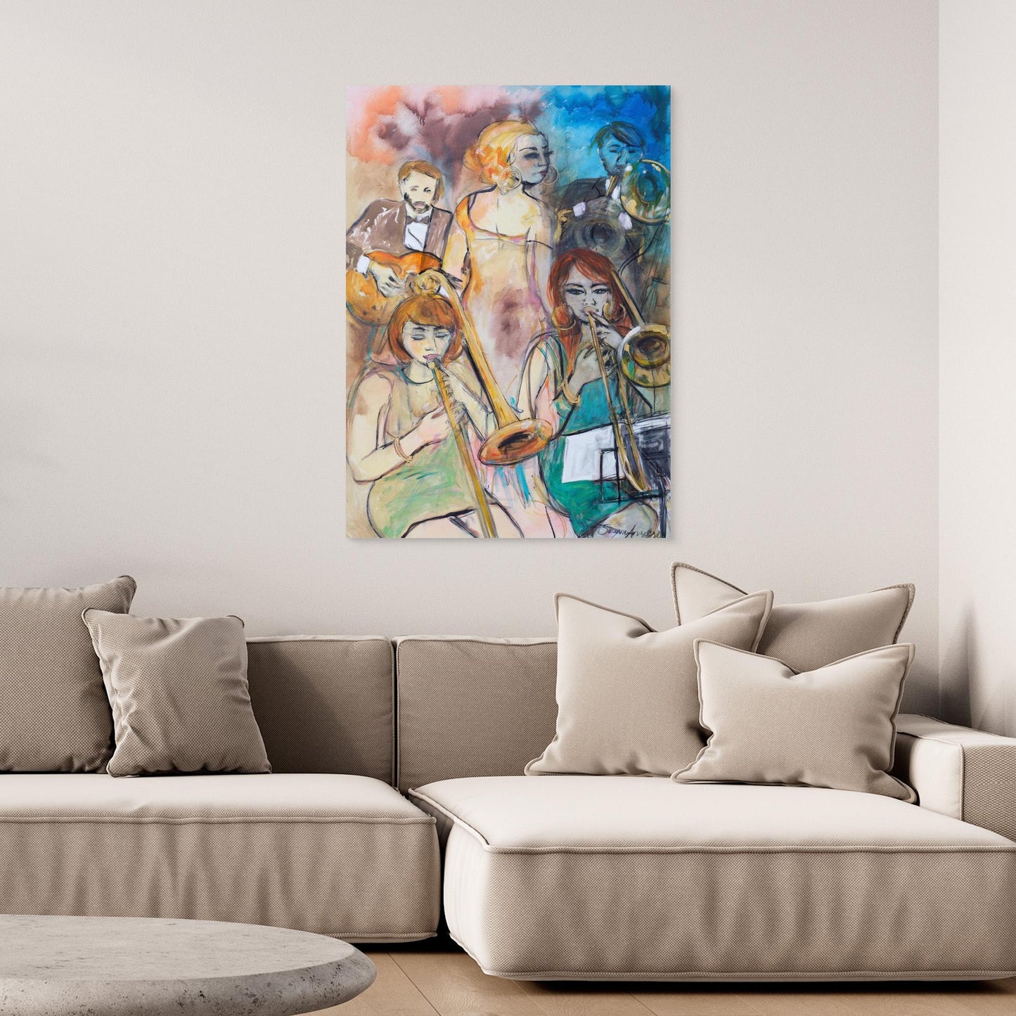 Just Jazz - Tryck på Canvas i flera storlekar