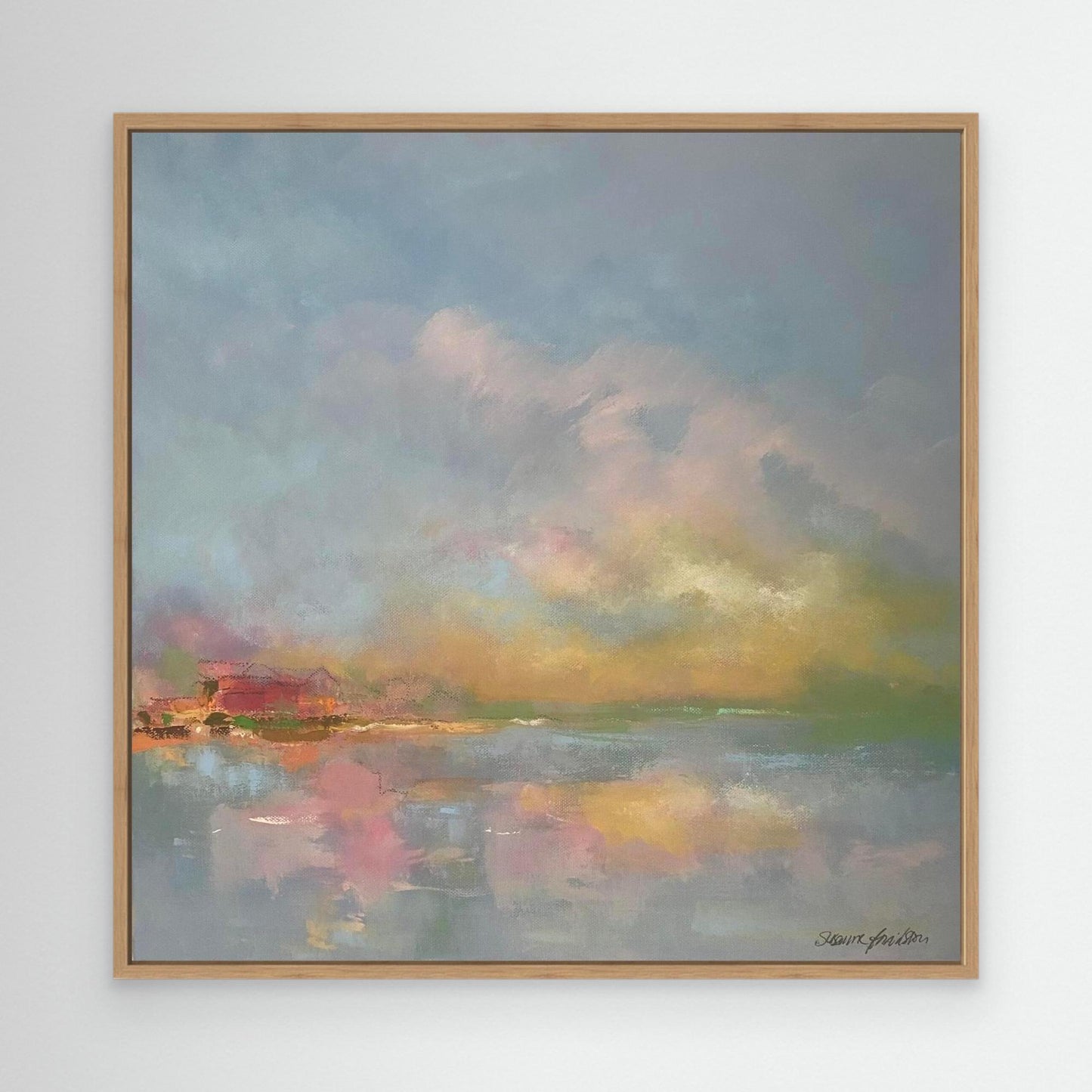 The sky make me happy - Konsttryck på Canvas