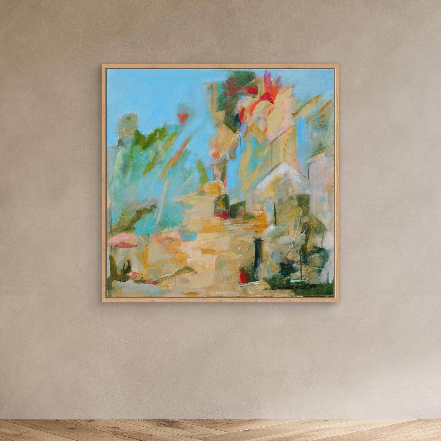 Sommarvind – Tryck på canvas