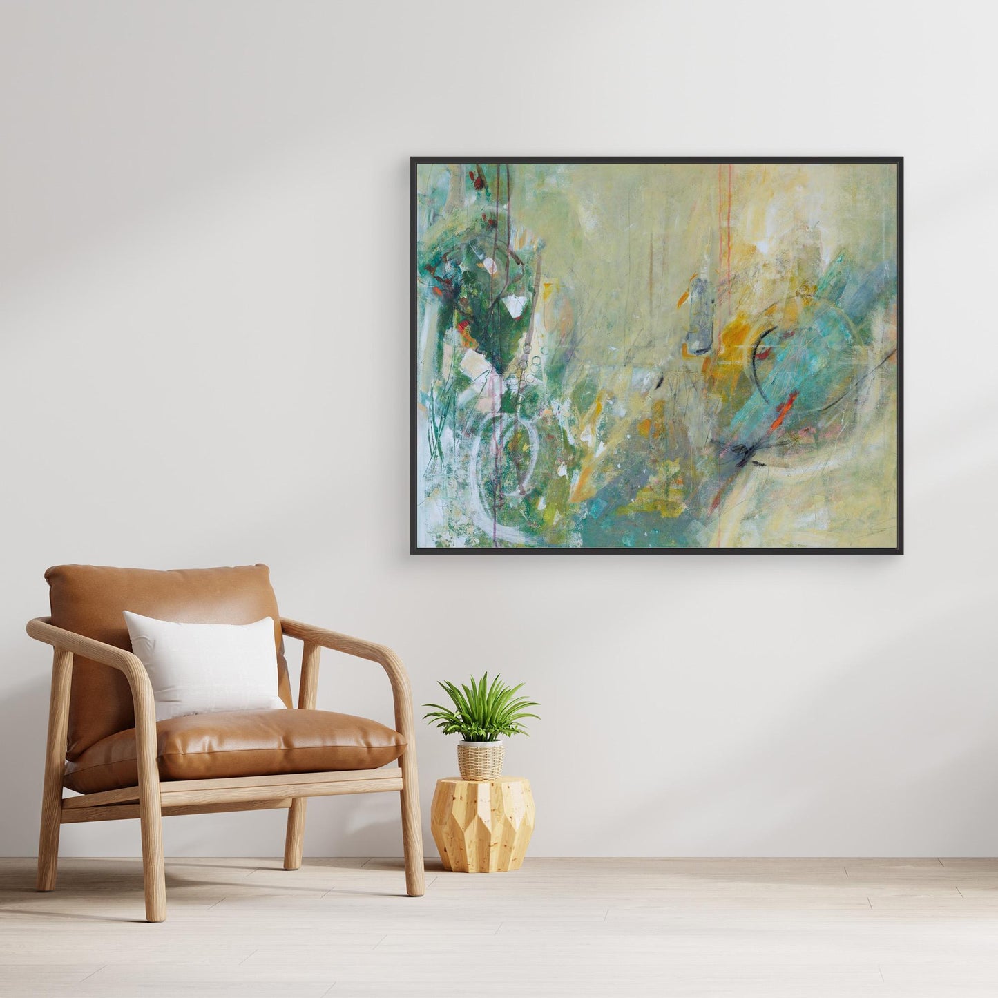 Lonely in a big world - Tryck på Canvas