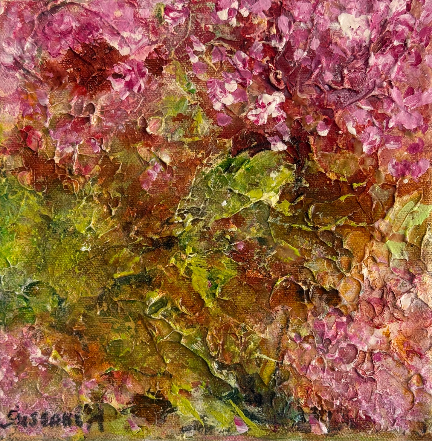 Abstrakt konst - Spröd blomning