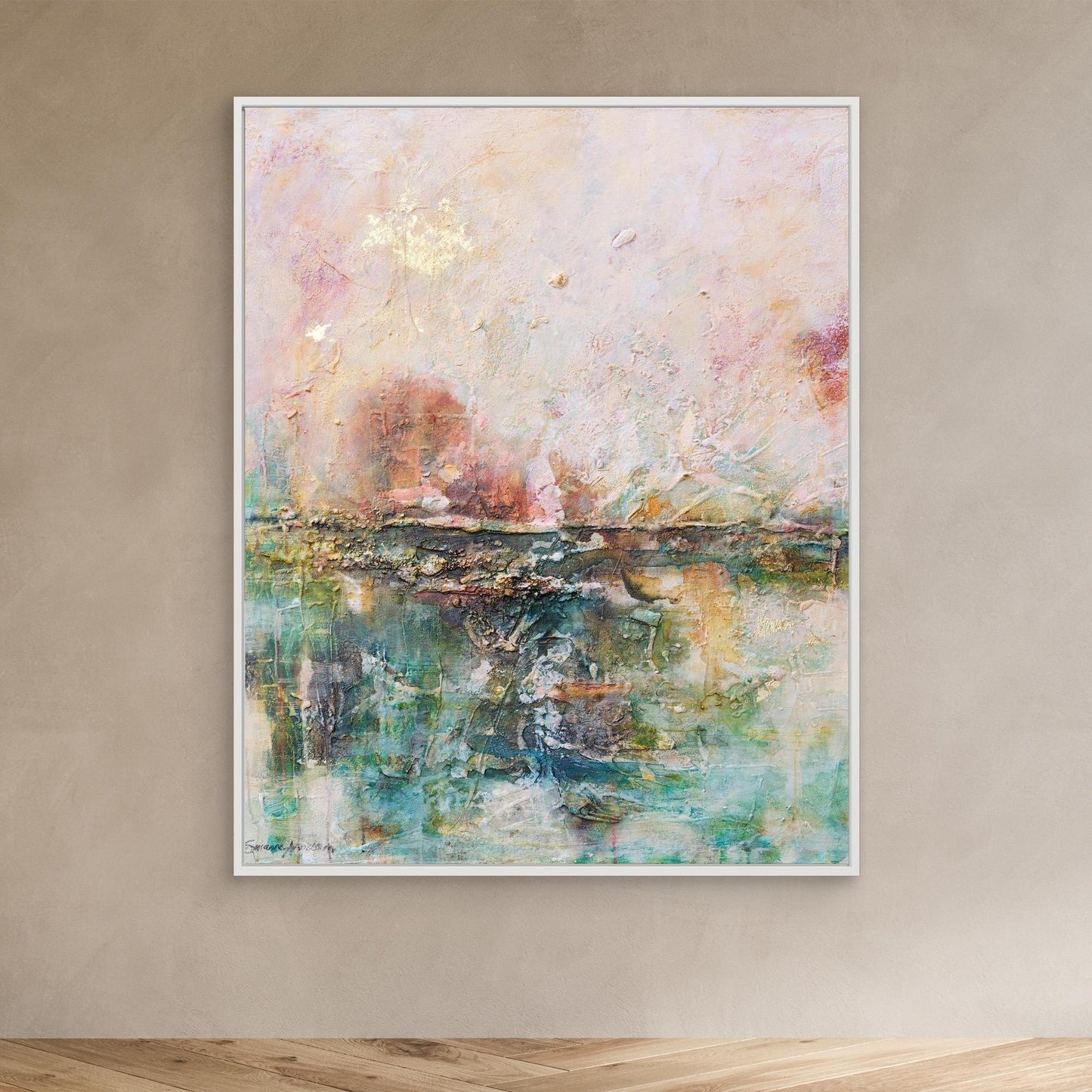 Golden Rhythms – A Journey in Color - Tryck på Canvas