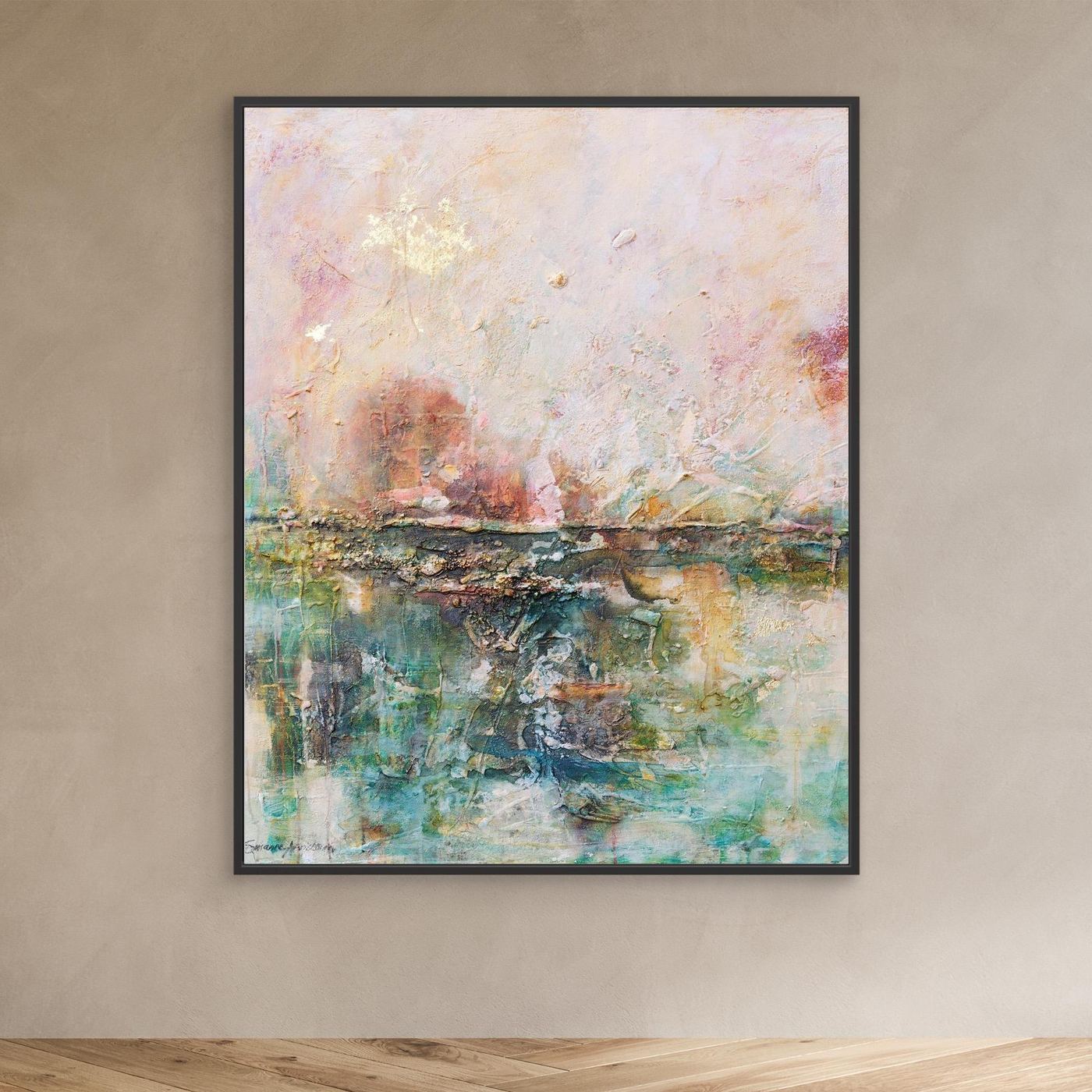 Golden Rhythms – A Journey in Color - Tryck på Canvas