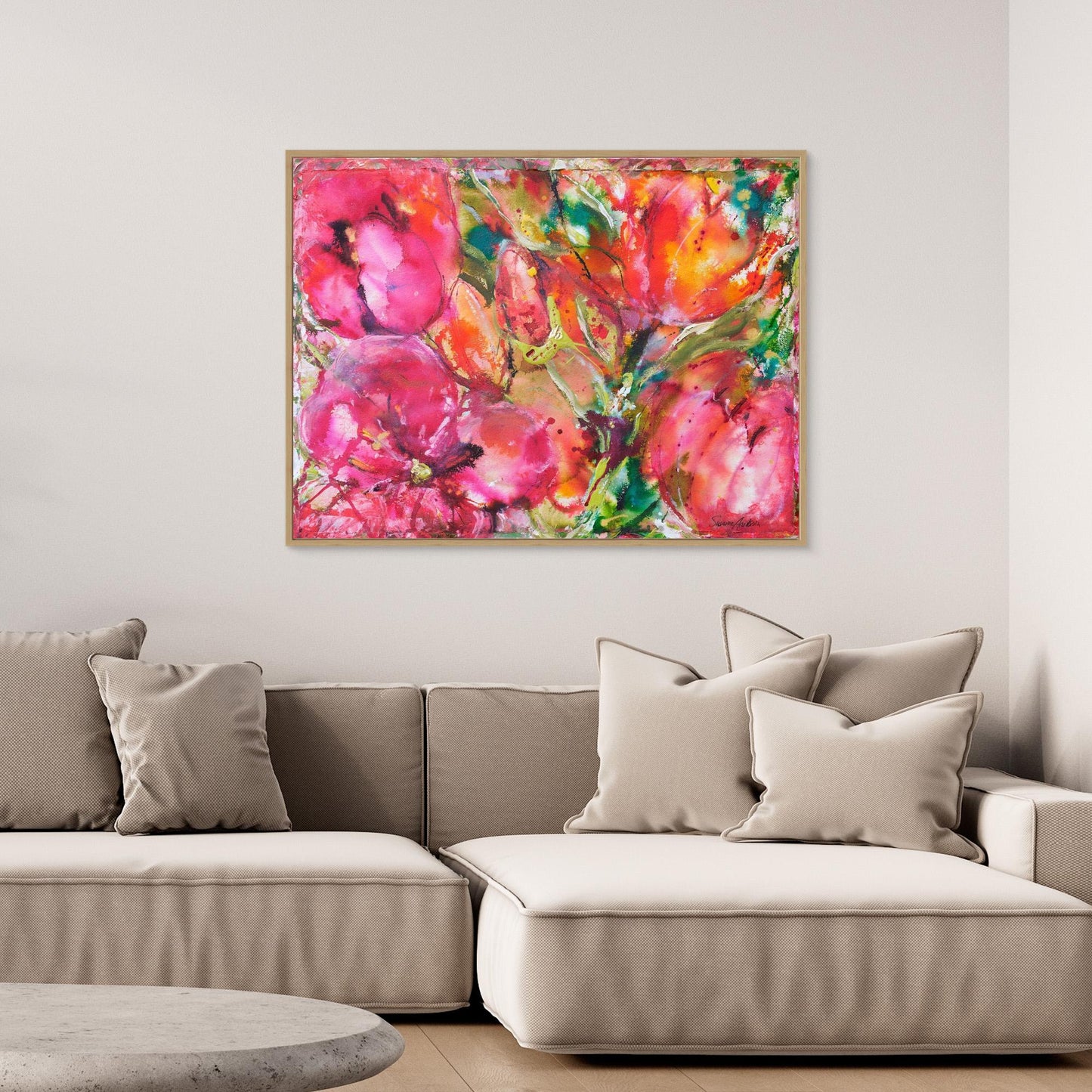Flower - Tryck på Canvas i olika storlekar