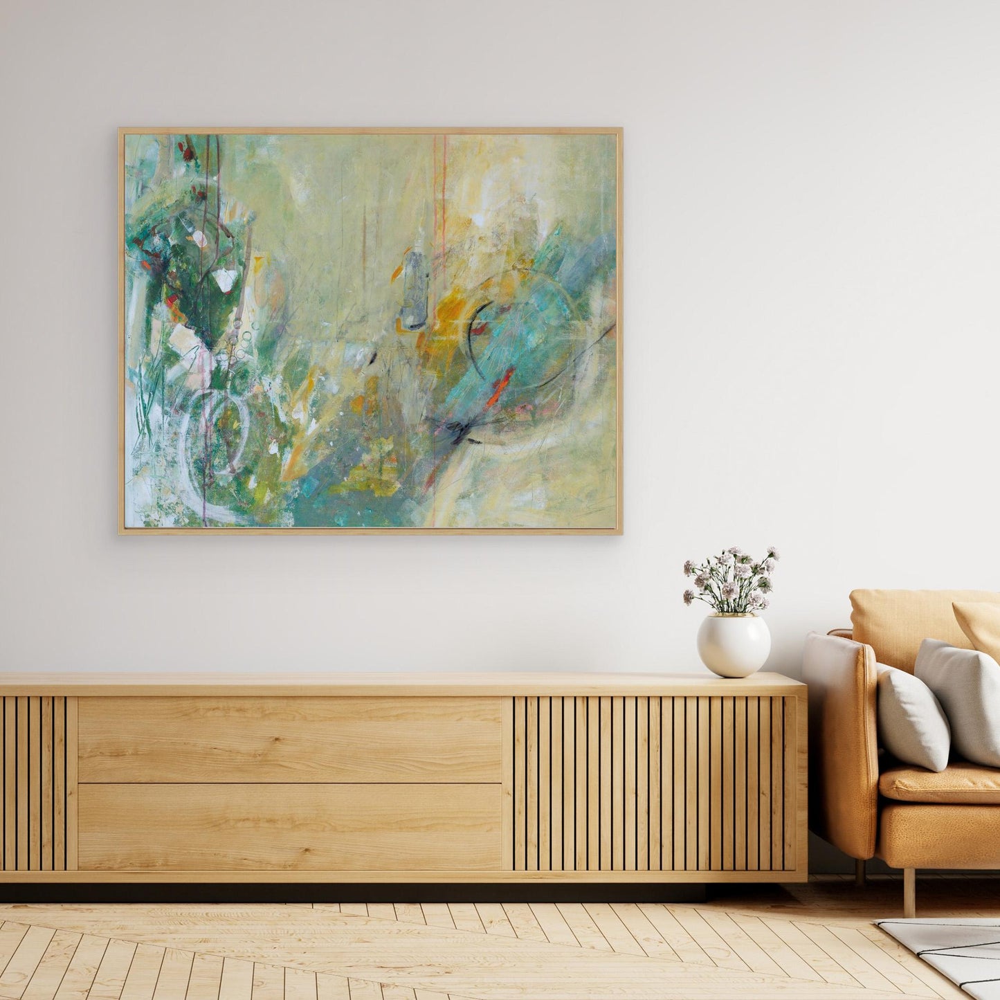 Lonely in a big world - Tryck på Canvas