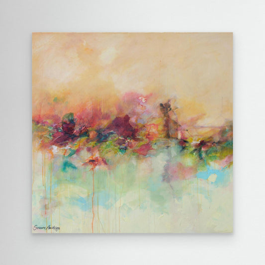 Konsttryck på canvas- Violinisten