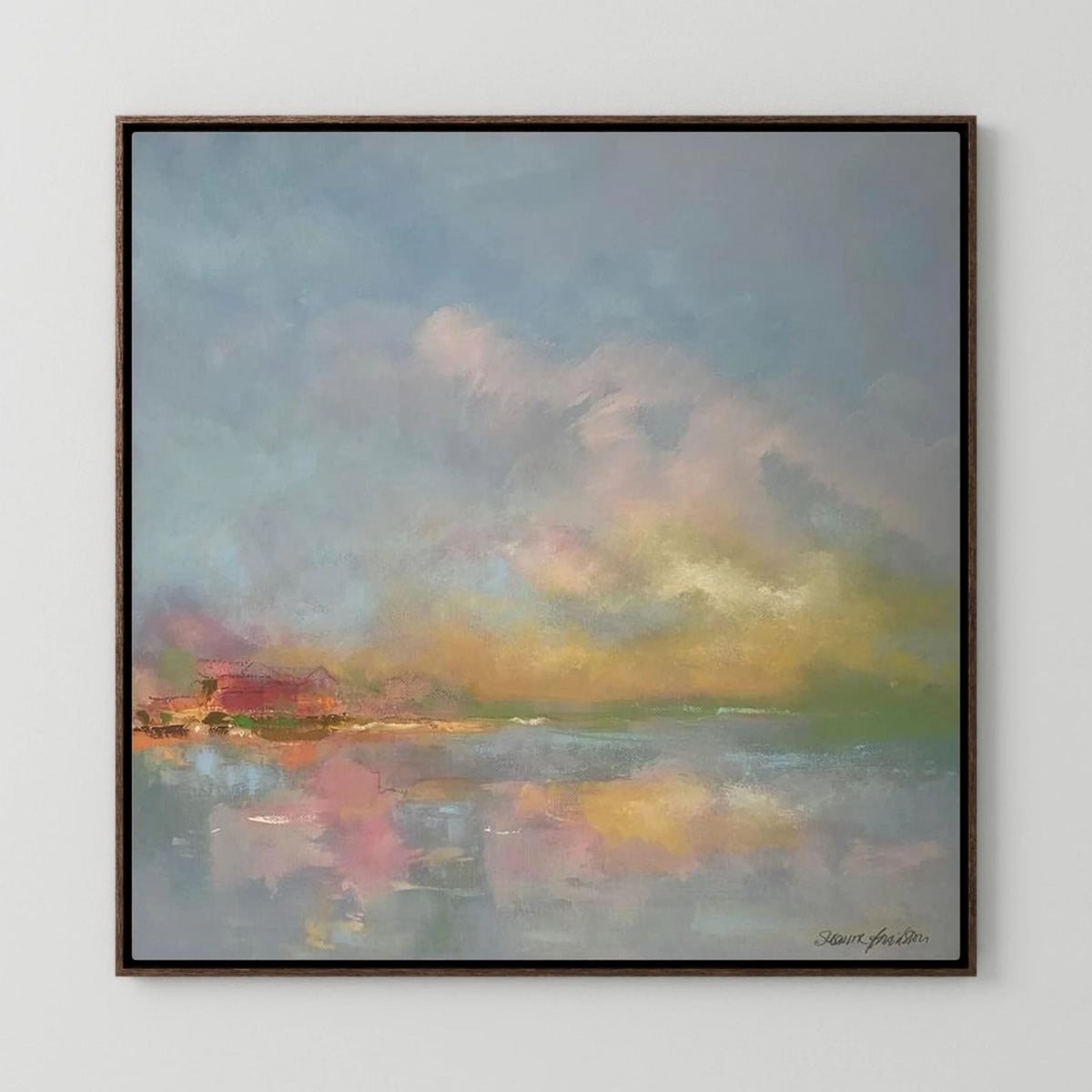 The sky make me happy - Konsttryck på Canvas