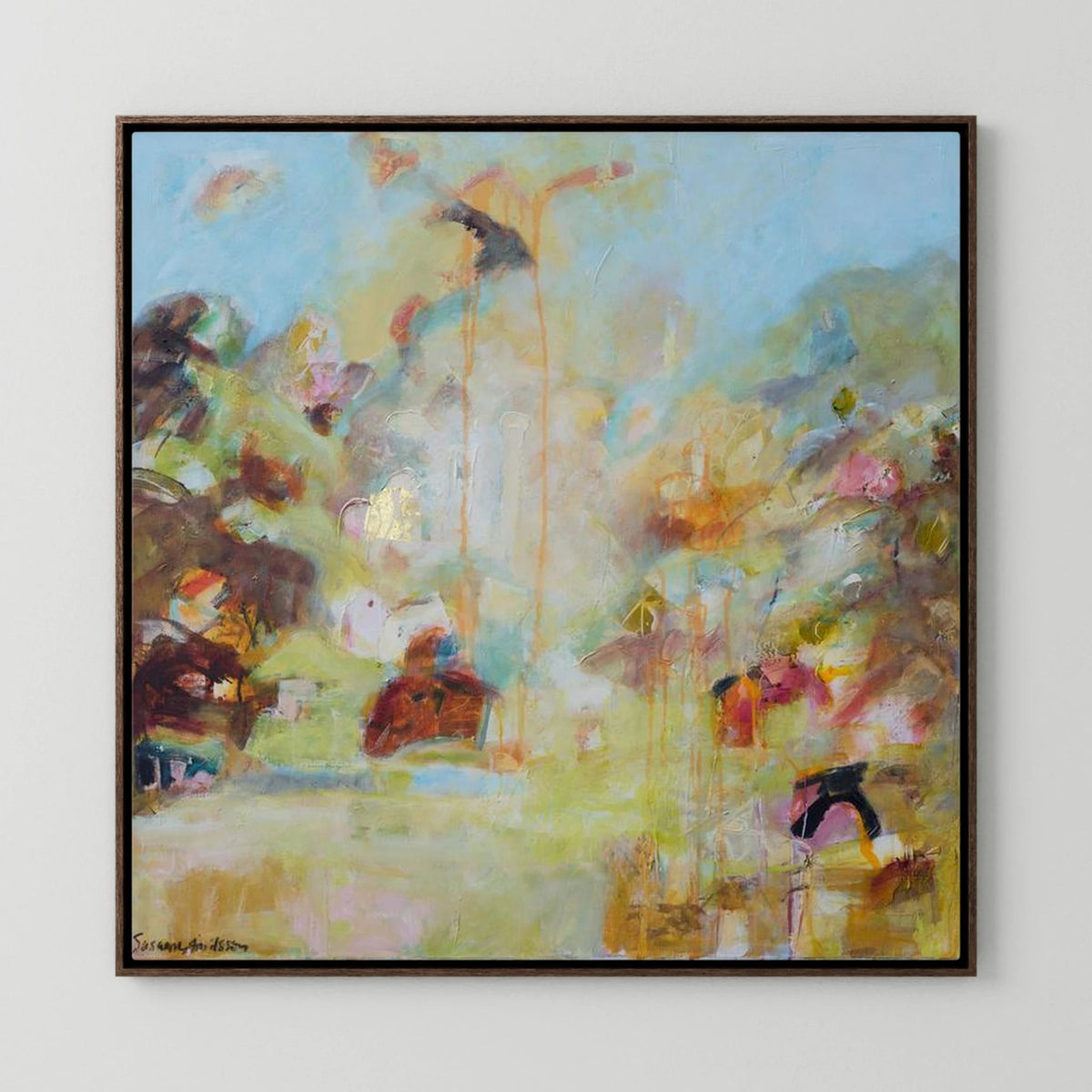Abstrakt Landskap - Böljande Vyer - Tryck på Canvas