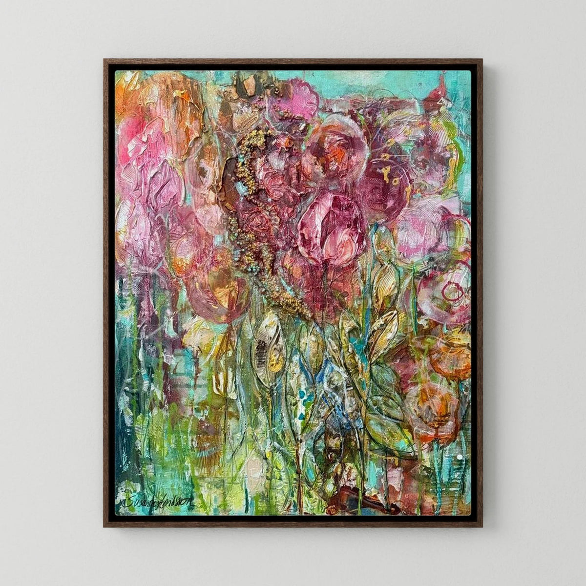 Dream garden - konsttryck på canvas