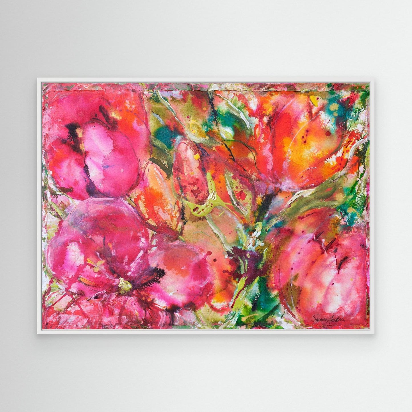 Flower - Tryck på Canvas i olika storlekar