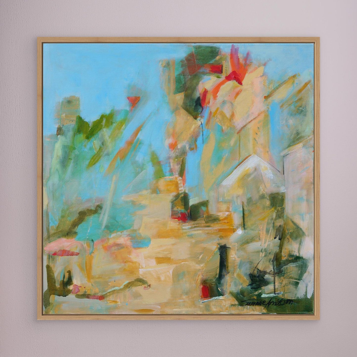 Sommarvind – Tryck på canvas