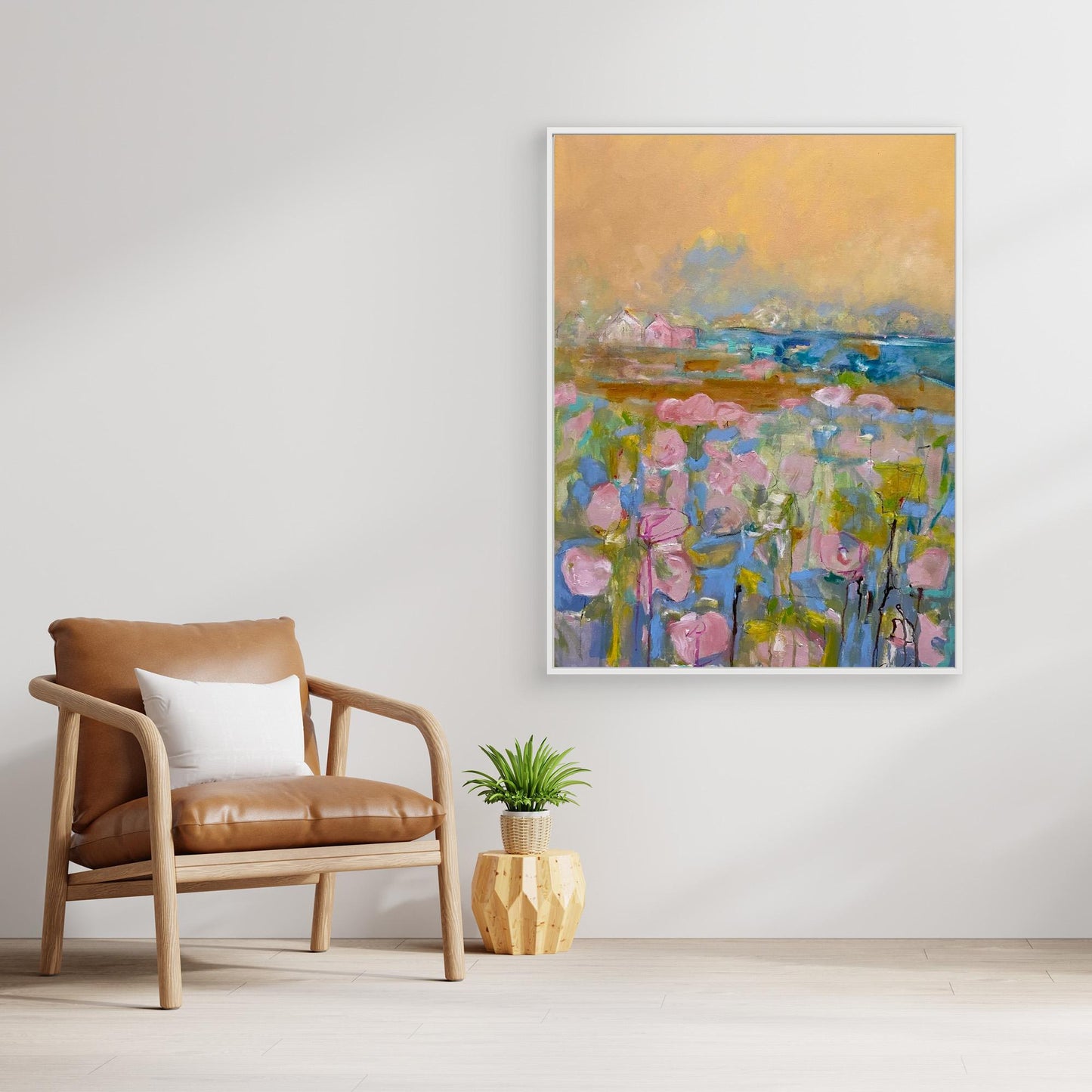 Köpa tavla - Tryck på Canvas - Pink Morning