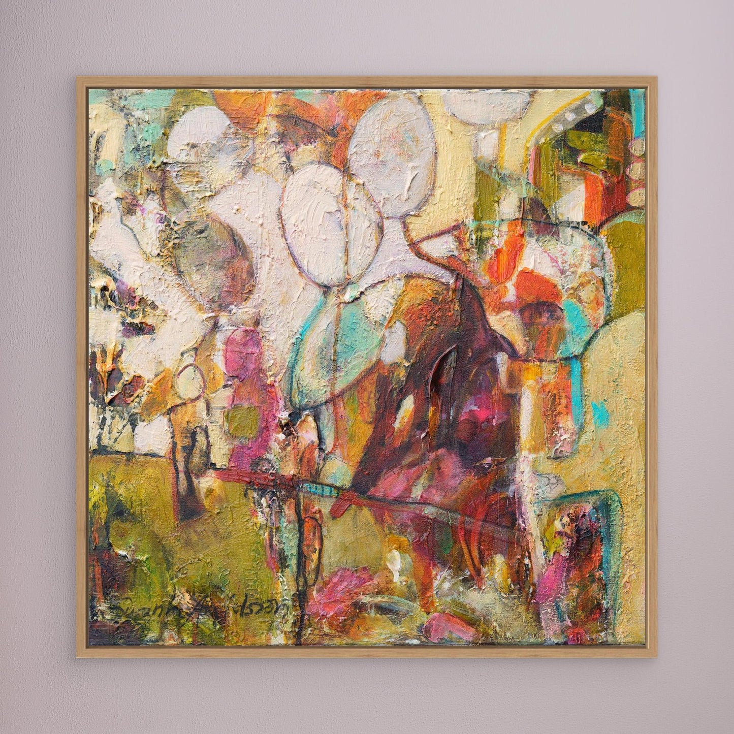 Färgrymd – Tryck på canvas