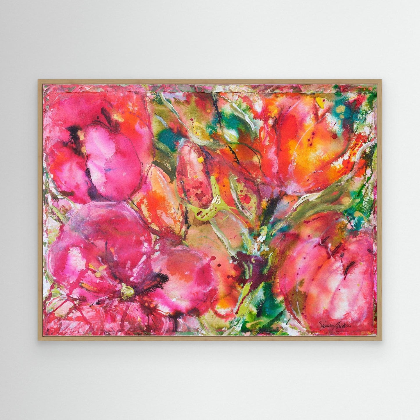 Flower - Tryck på Canvas i olika storlekar
