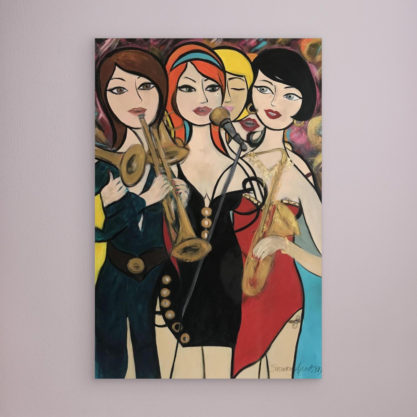 Köpa tavla – Tryck på Canvas Jazzkatterna