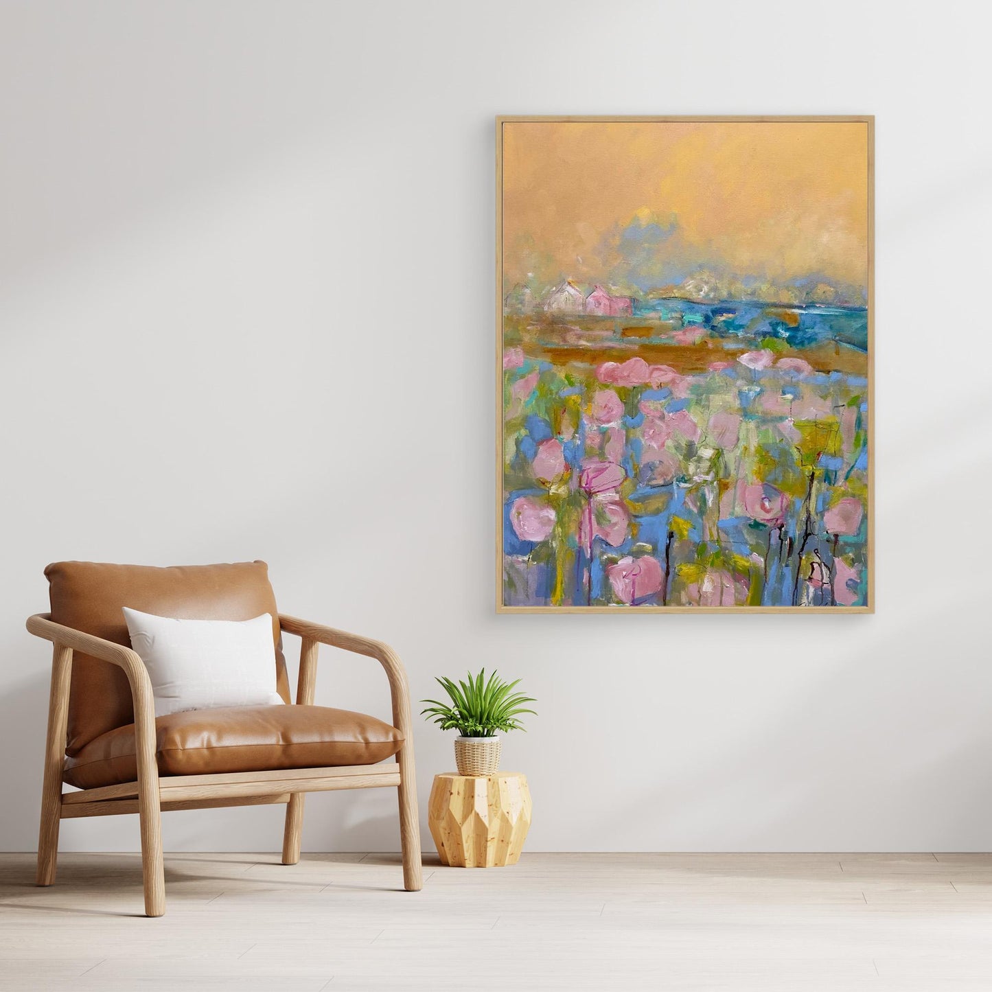 Köpa tavla - Tryck på Canvas - Pink Morning