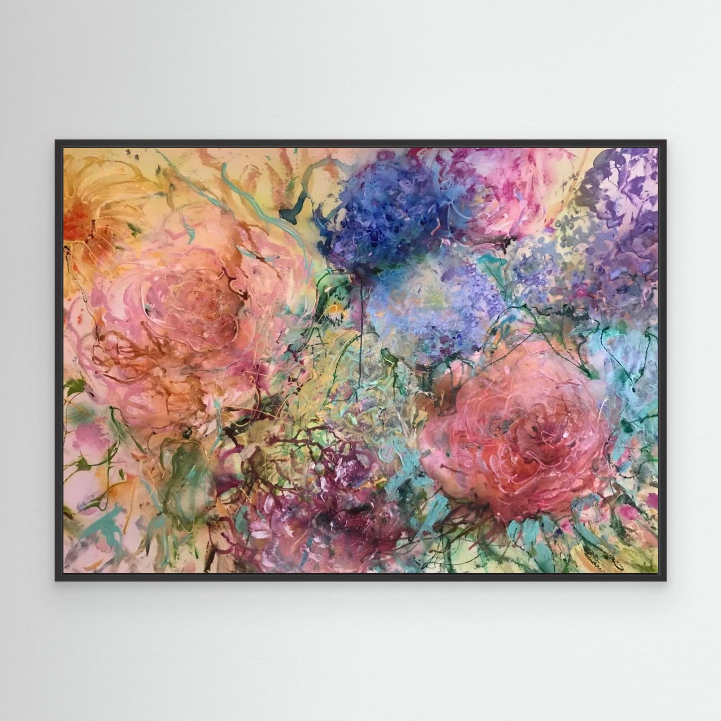 En romanstisk målning - Tryck på canvas