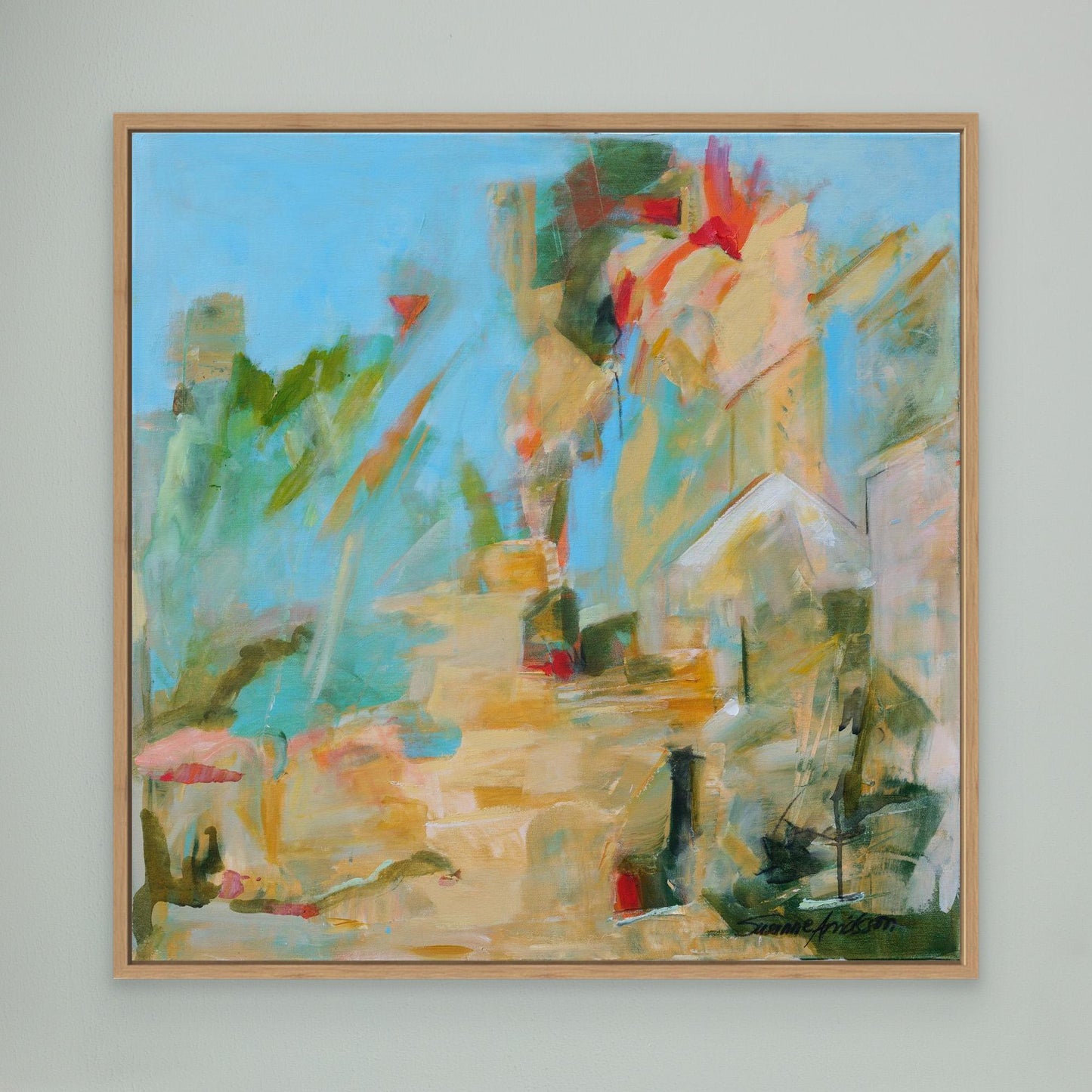 Sommarvind – Tryck på canvas