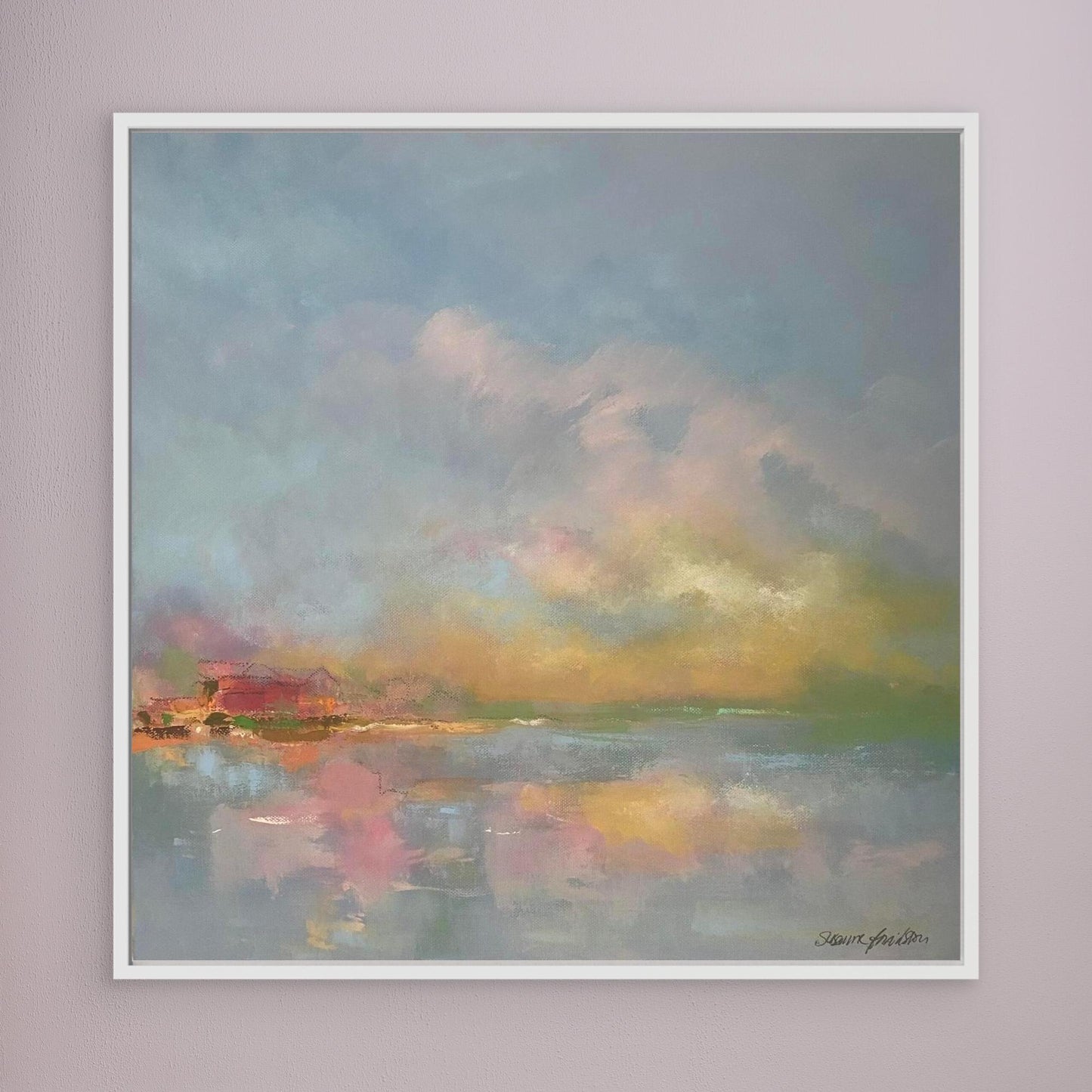 The sky make me happy - Konsttryck på Canvas