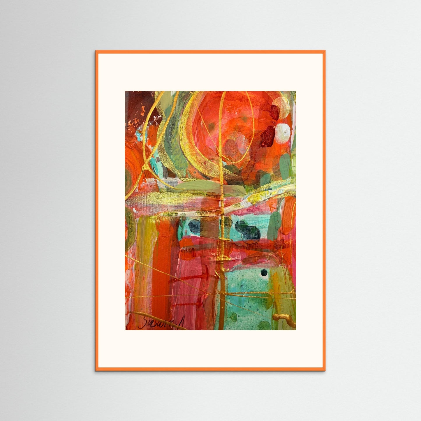 Fine Art Print- Abstrakt landskap - När ljuset leker