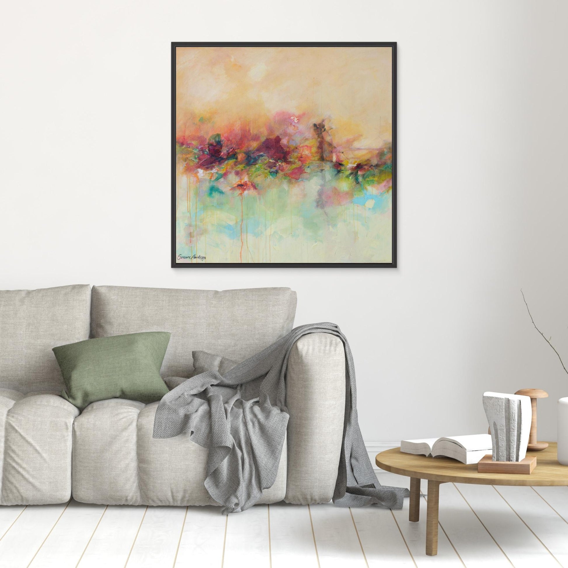 Konsttryck på canvas- Violinisten