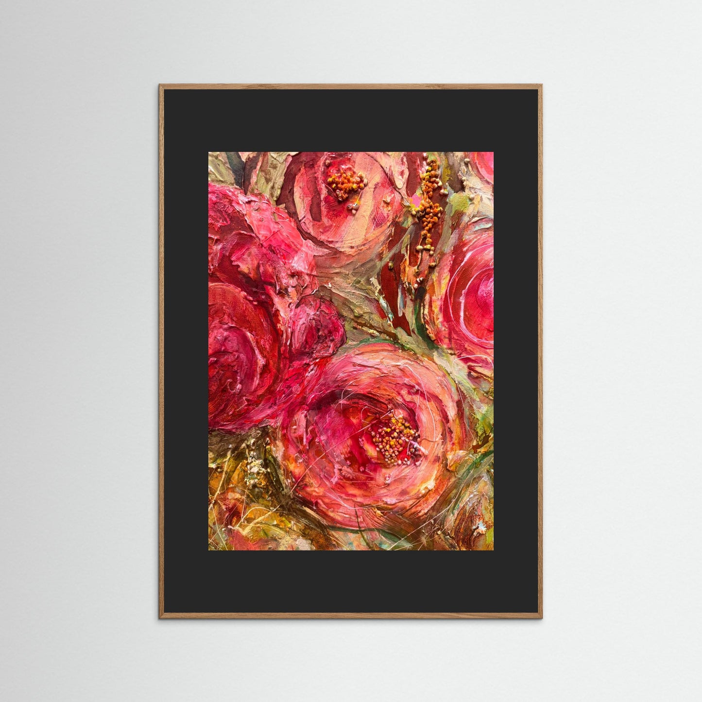 Färgglad konst - Blommor - Konsttryck- posters 
