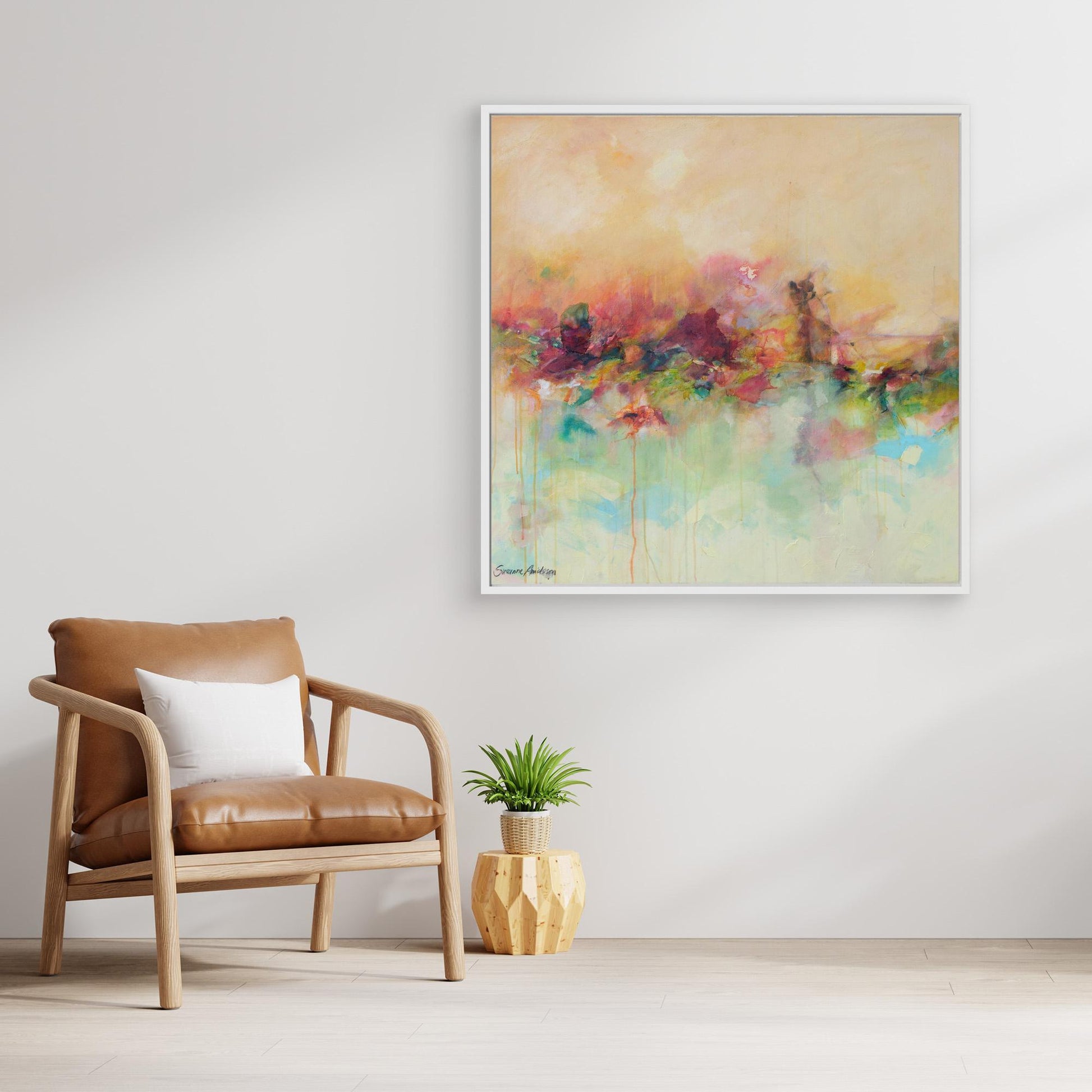 Konsttryck på canvas- Violinisten