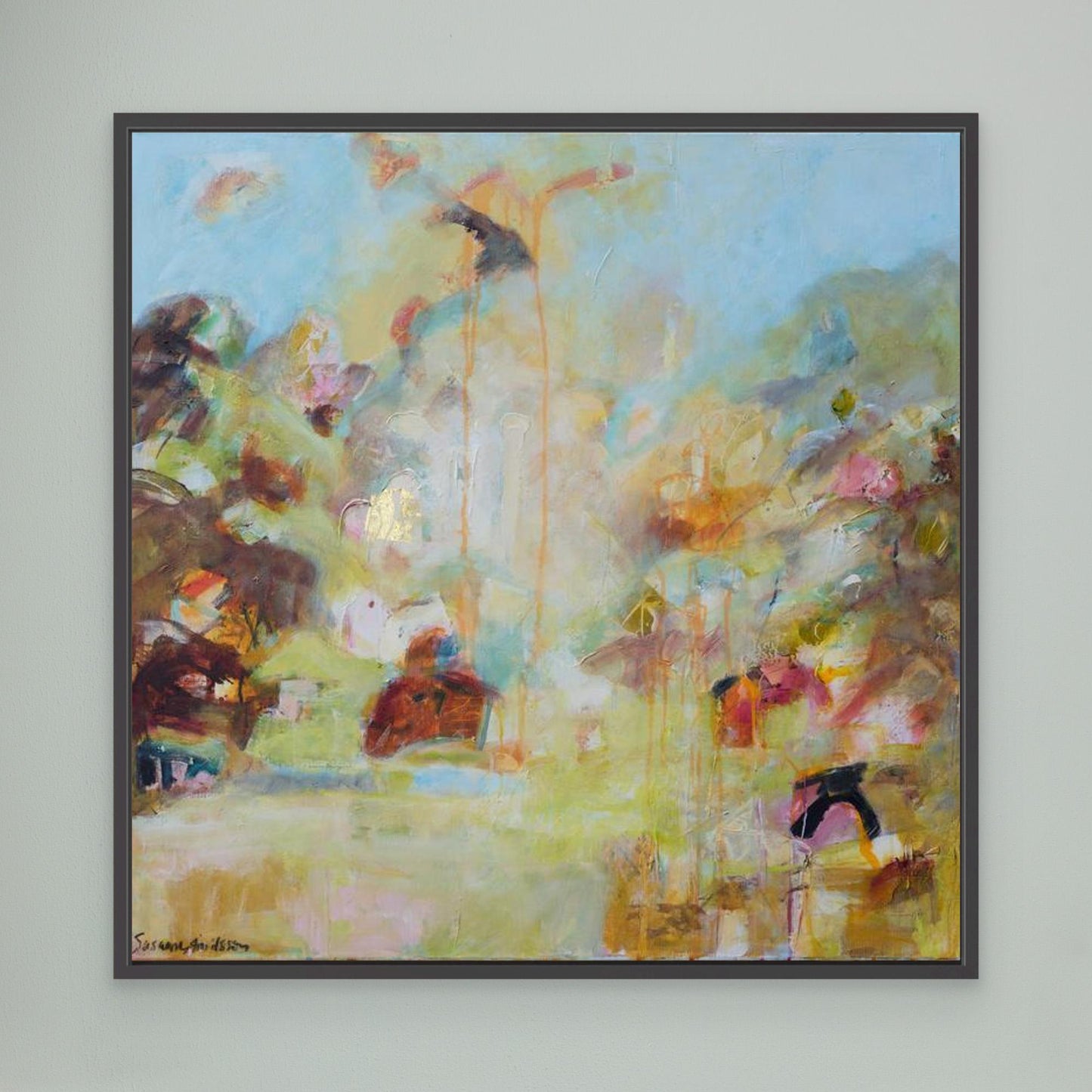 Abstrakt Landskap - Böljande Vyer - Tryck på Canvas