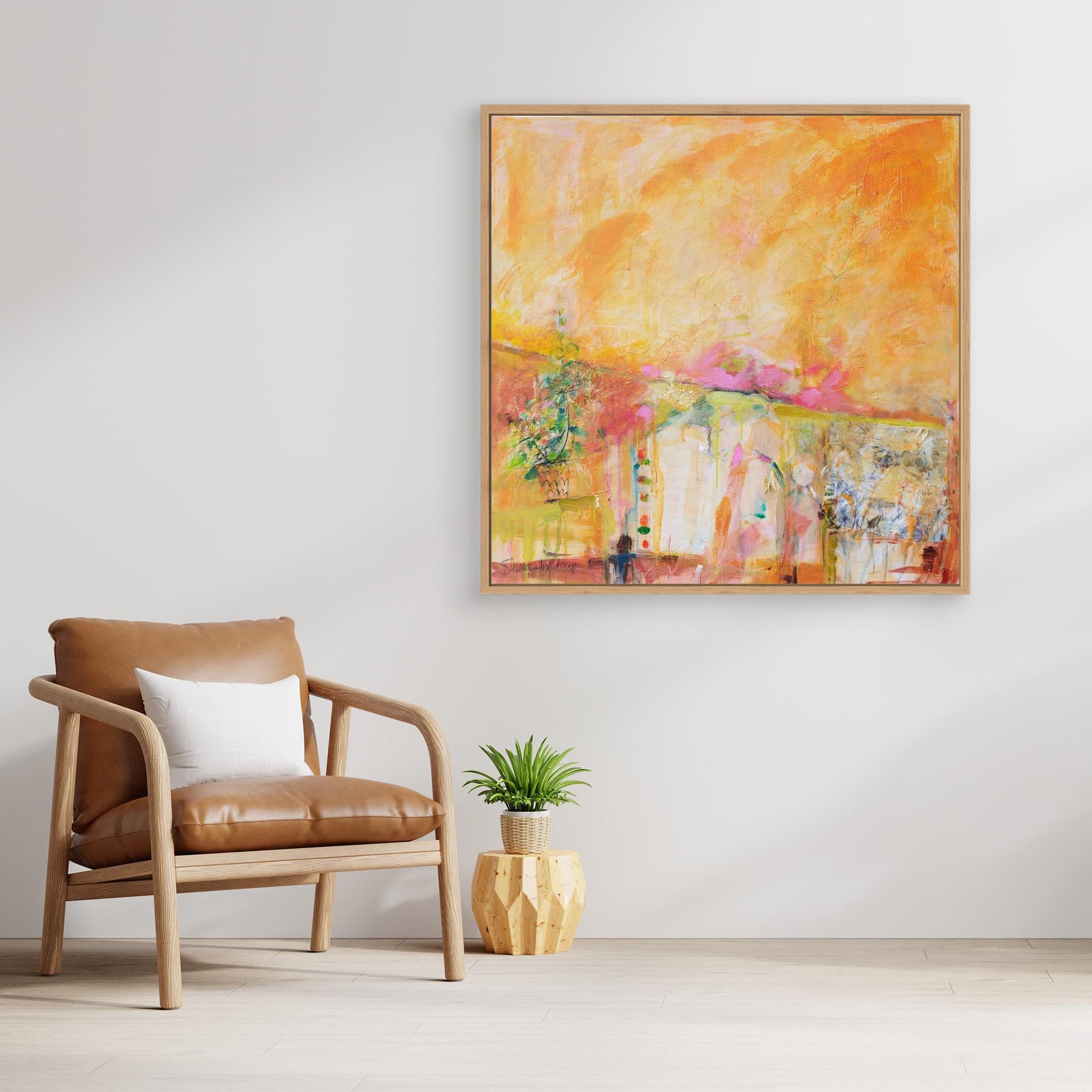 My Orange World - Tryck på Canvas