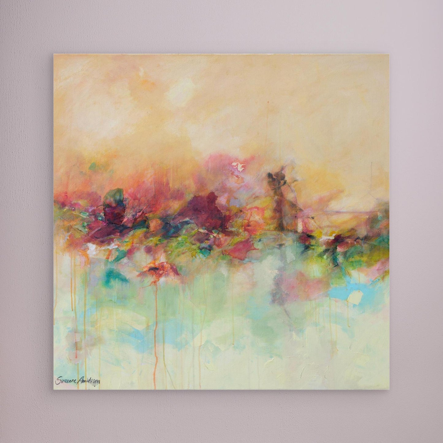 Konsttryck på canvas- Violinisten