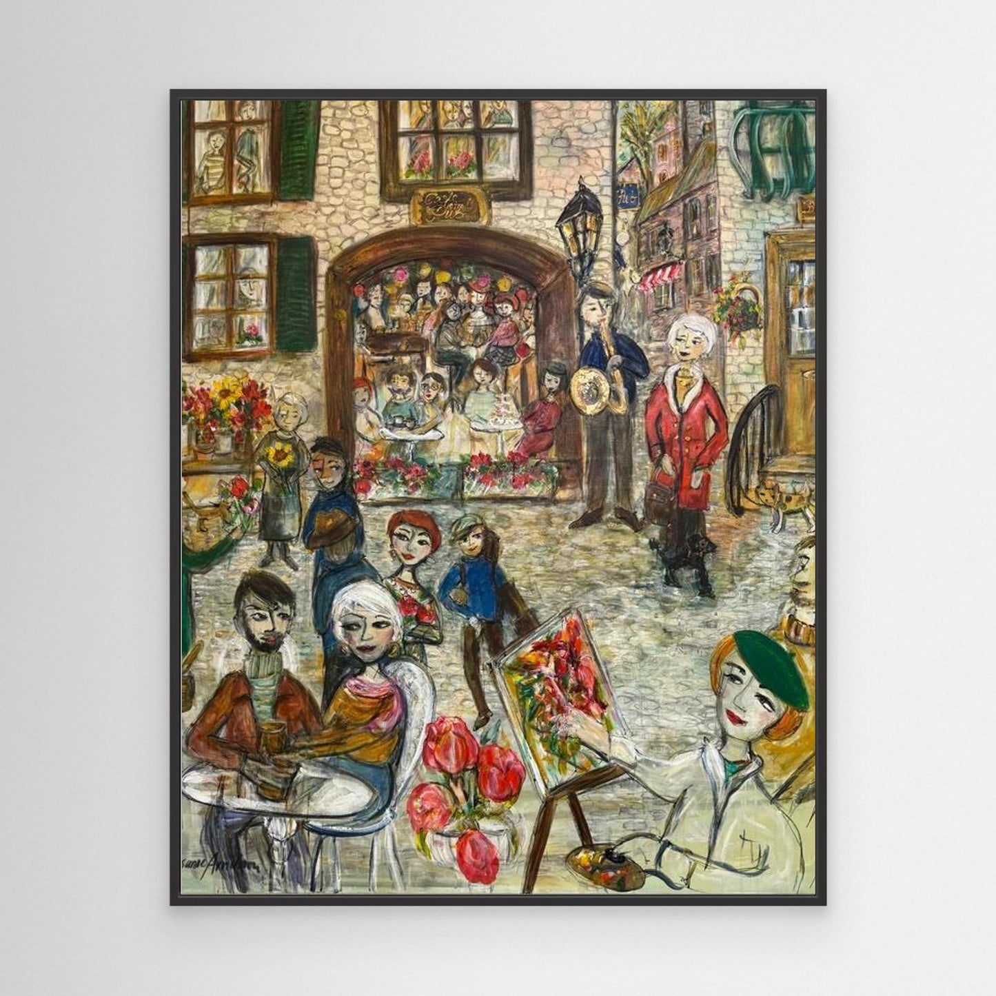 Country village - canvasprints