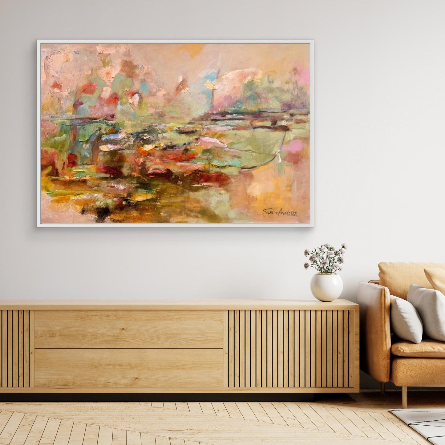 Timeless- En abstrakt målning - Konsttryck 