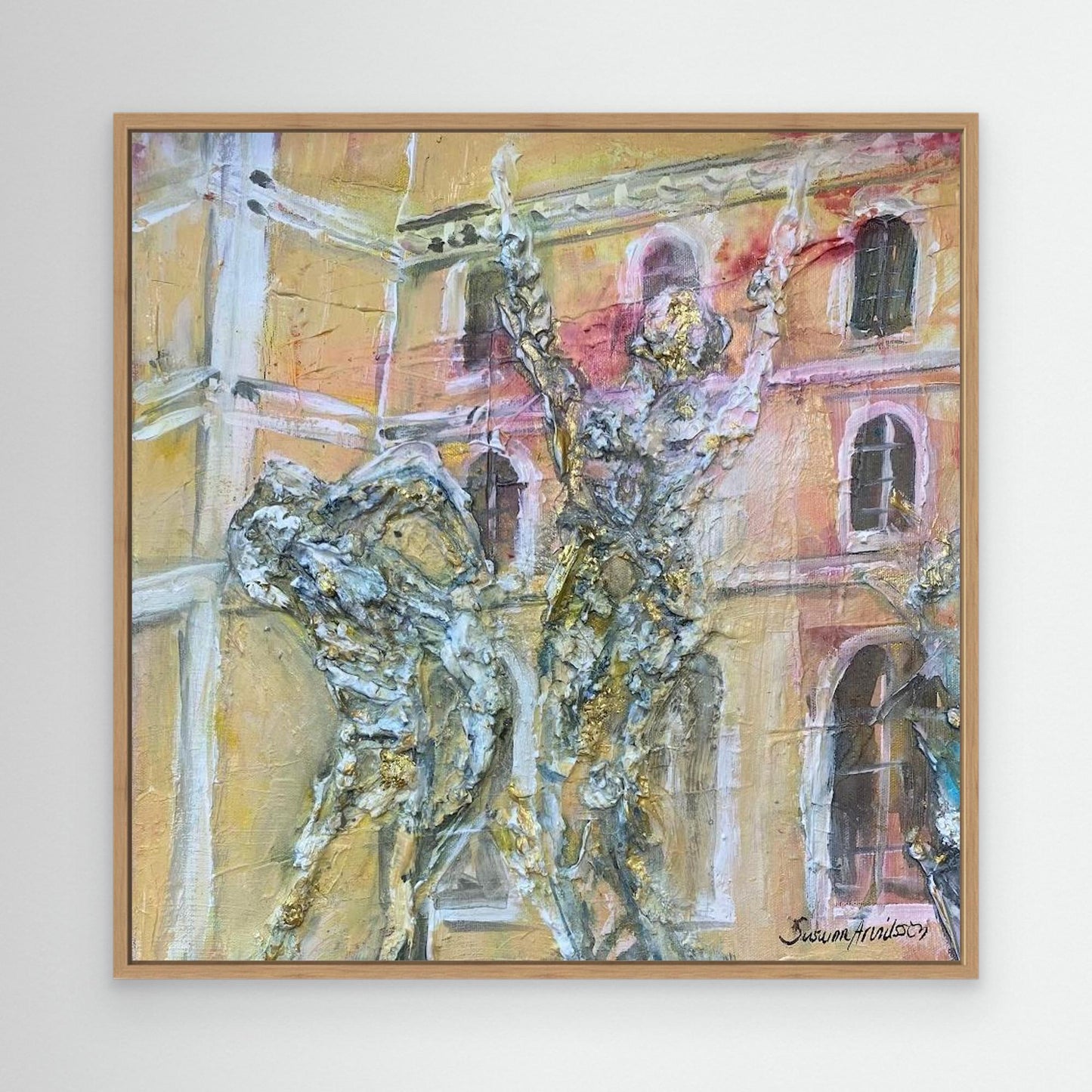 tryck på Canvasduk - Vem tror på sagor här?