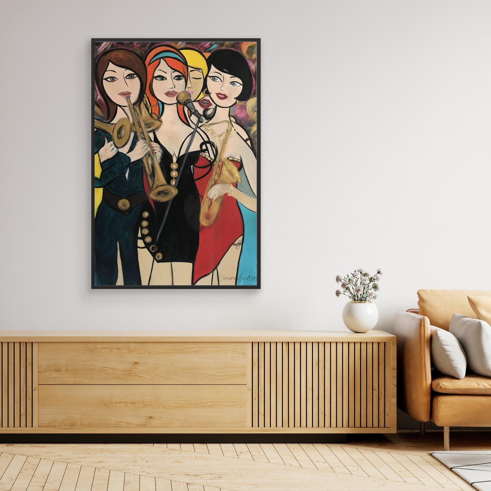 Köpa tavla – Tryck på Canvas Jazzkatterna