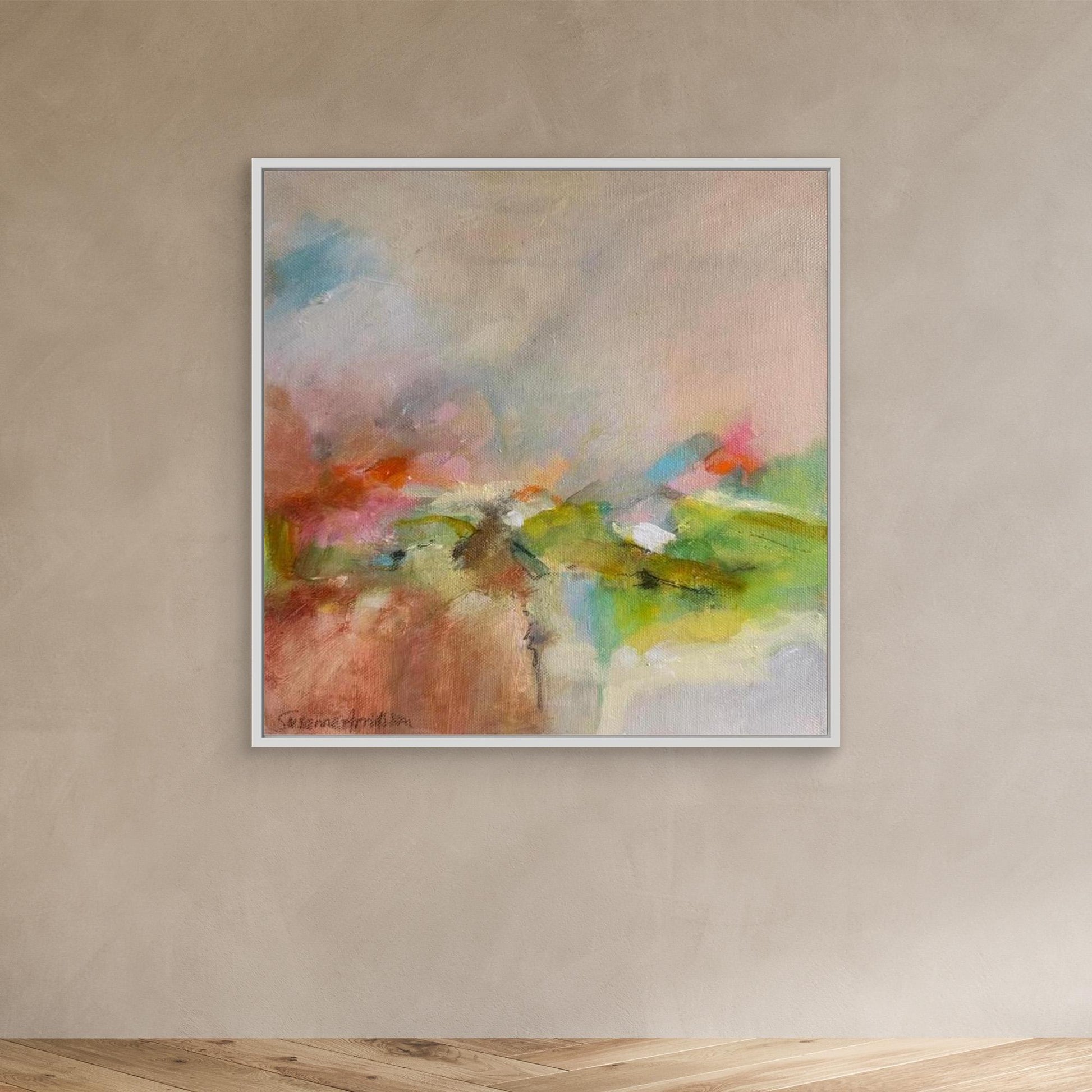 Bortom kullarna - Konsttryck på canvas 