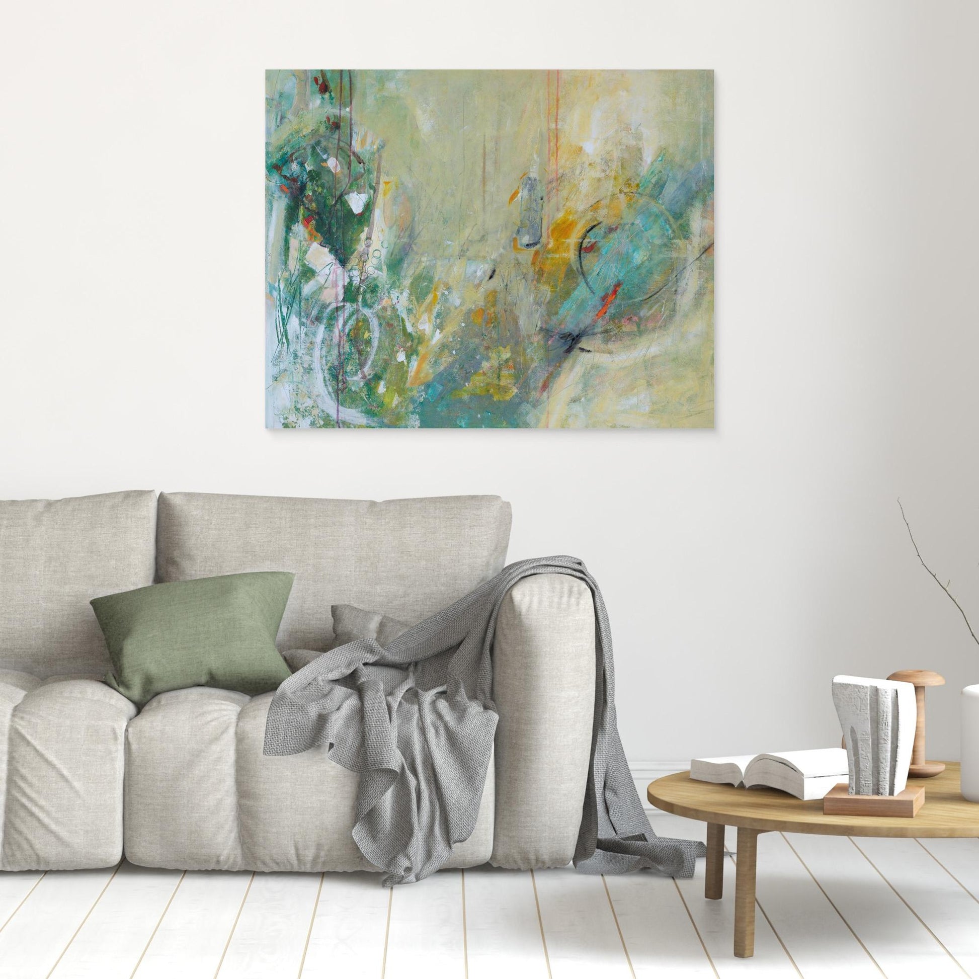 Lonely in a big world - Tryck på Canvas