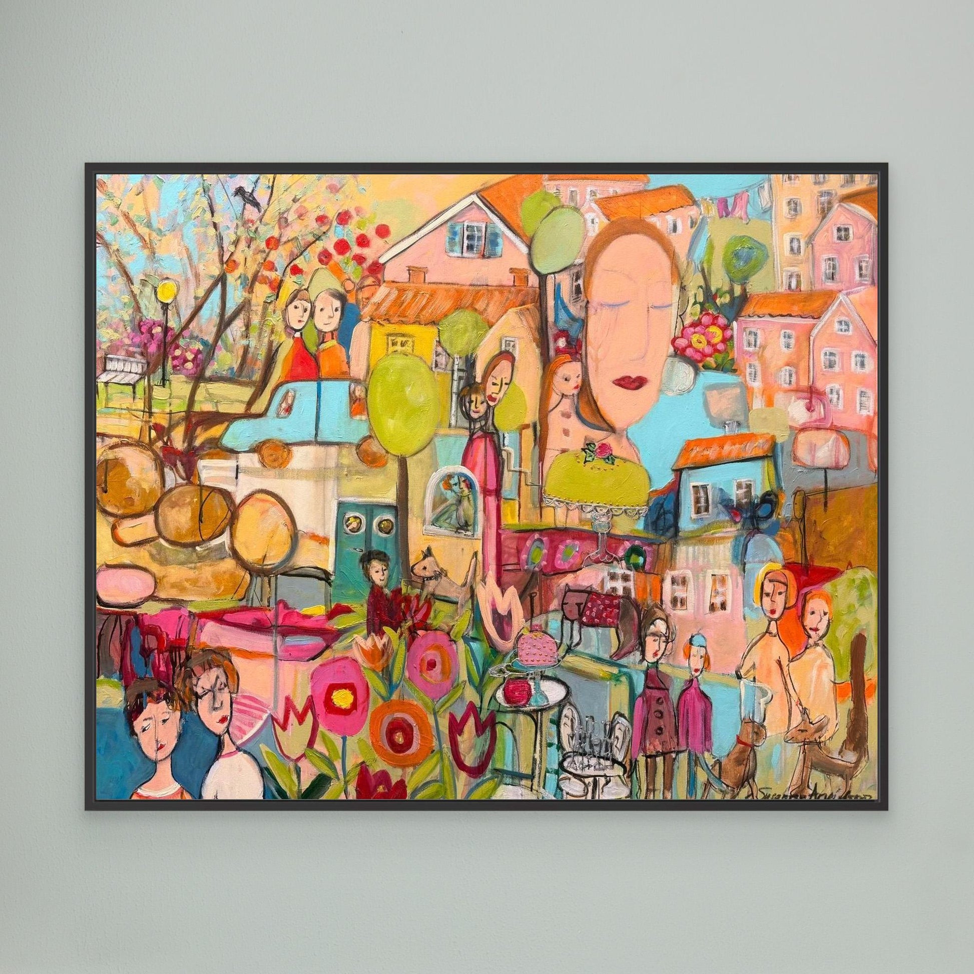 Färgglada tavlor - konsttryck/ prints 