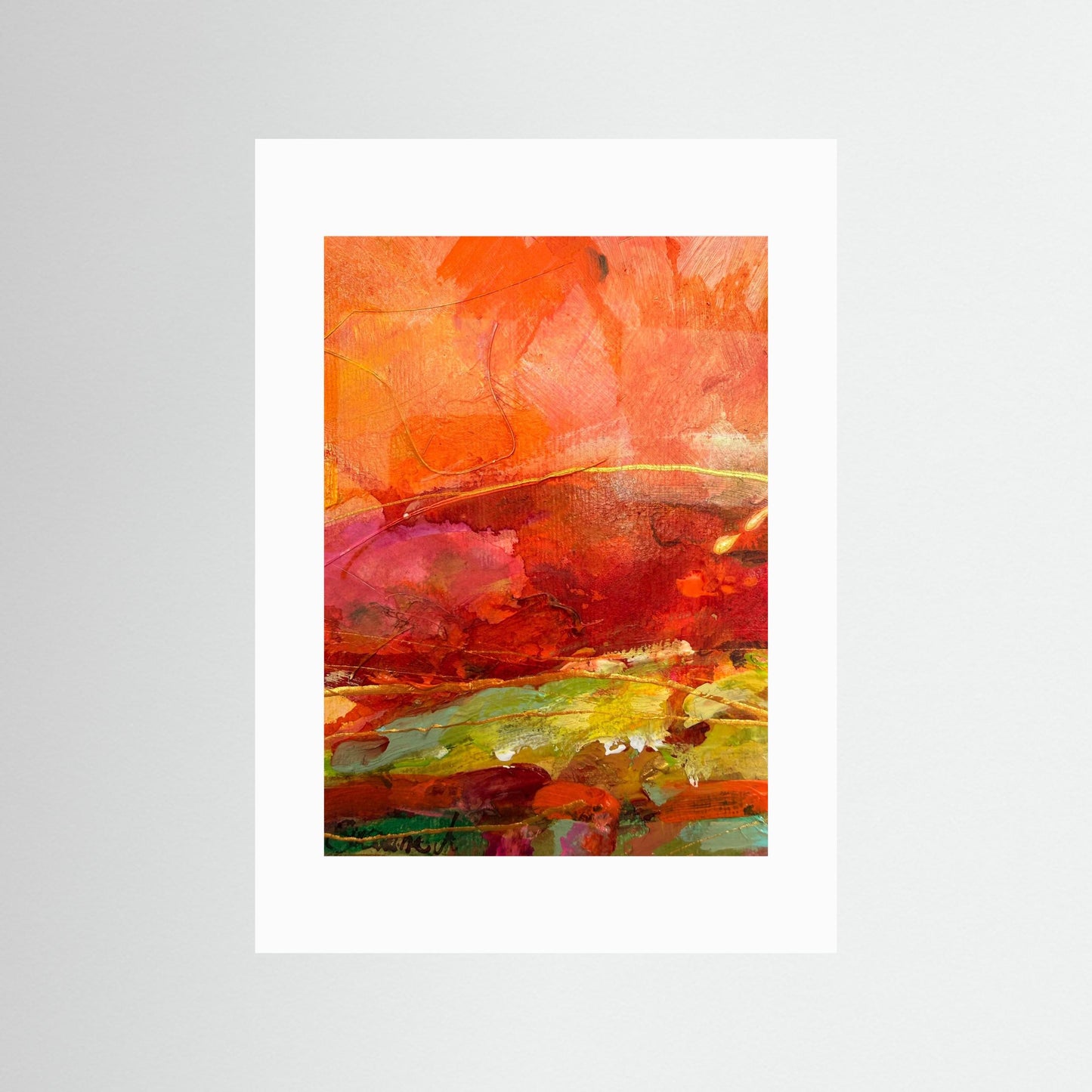 Fine Art Print - Abstrakt landskap 