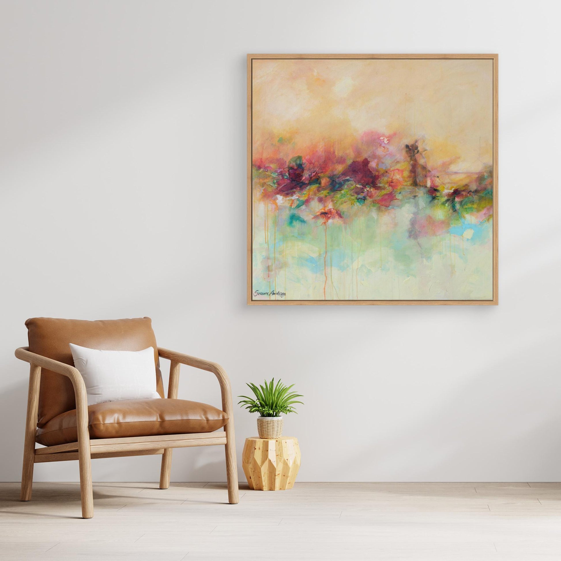 Konsttryck på canvas- Violinisten