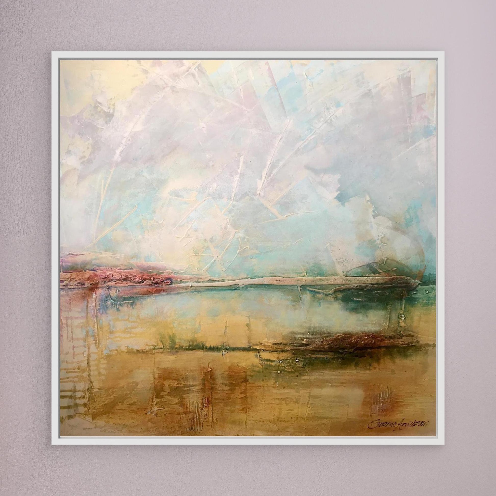 Köpa tavla – Tryck på Canvas Soft Horizon