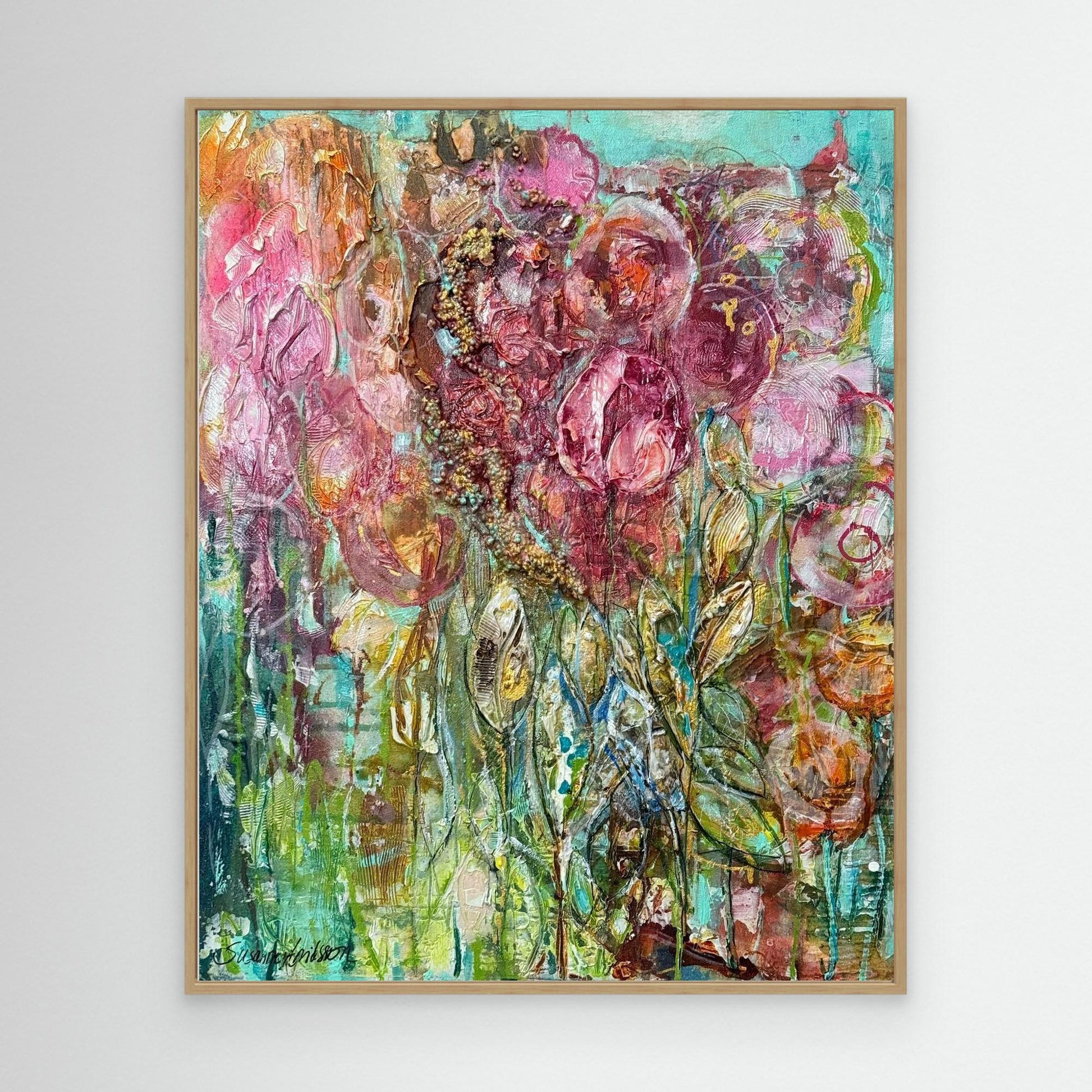 Dream garden - konsttryck på canvas 