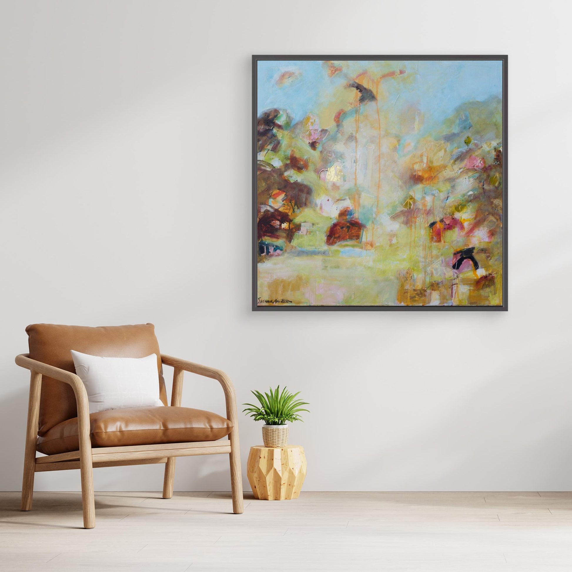 Abstrakt Landskap - Böljande Vyer - Tryck på Canvas