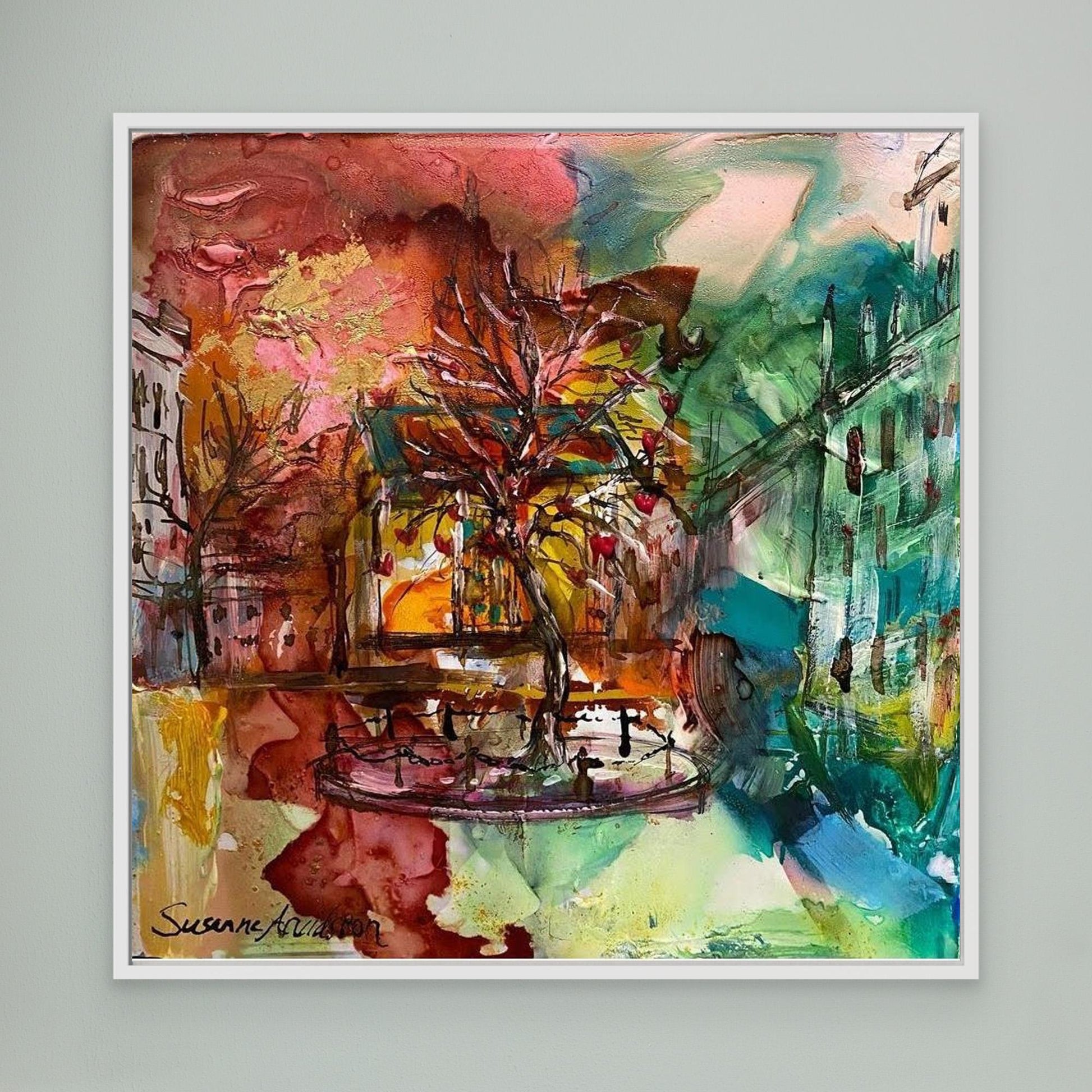 tryck på Canvas - Kärleksträdet på Stortorget