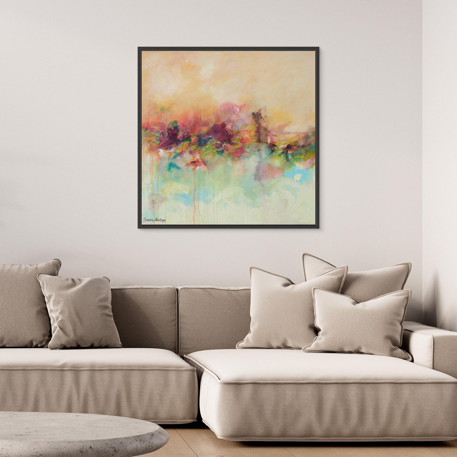 Konsttryck på canvas- Violinisten