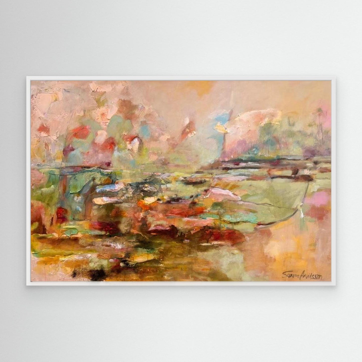 Timeless- En abstrakt målning - Konsttryck 